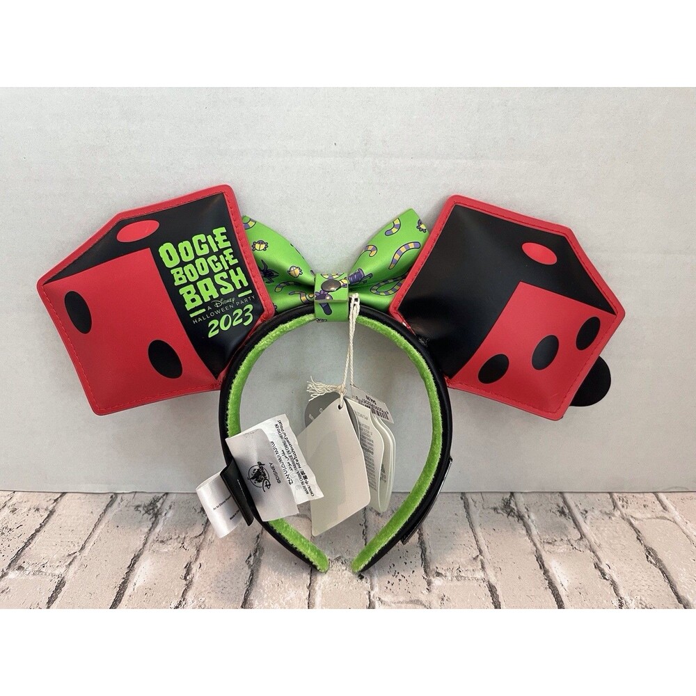 DisneyParks Oogie Boogie Bash 2023 Loungefly Ears Headband   New With Tags